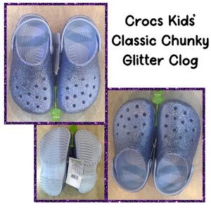 Crocs Kids' Classic Chunky Glitter Clog